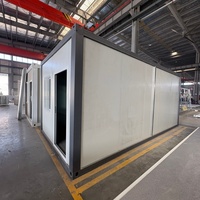 Maison conteneur pliable de 20 pieds à prix abordable, maison portable et démontable pour le stockage