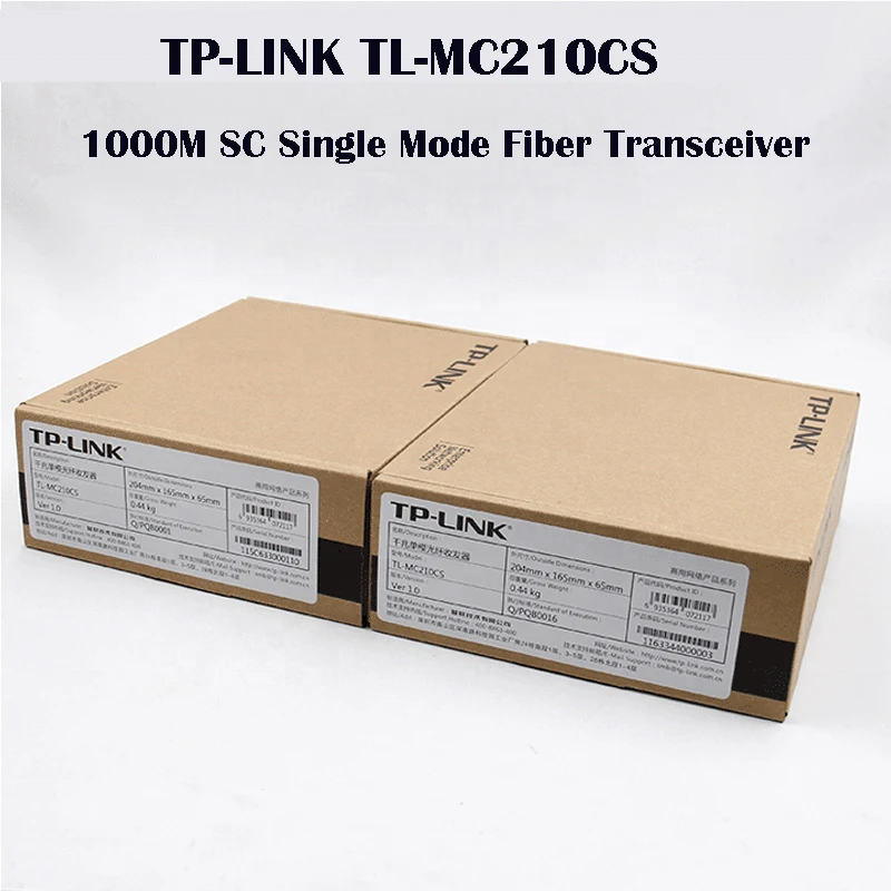 1pair TP-LINK TL-MC210CS 1000M SC 20km Singlemode fiber media converter · image 6