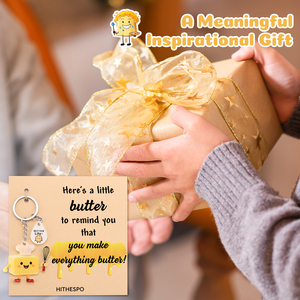 <b>Cute</b> Butter Chef Key Chain Cartoon Rubber Zinc Alloy Pendant Bag Charm Gift <b>Keyring</b> - Product Image 6