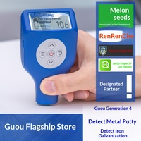 Guoou 4ème Génération Détecteur de Film de Peinture Haute Précision pour Voitures, Jauge d'Épaisseur de Revêtement, Détecteur de Peinture Automobile, Roi du Démoulage Automobile
