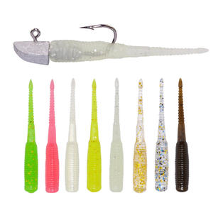 Señuelo de Pesca Suave AR83 de PVC de 35 mm y 0.23 g, Señuelo de Gusano, Cebo de Natación, Cebo de Raíz, para Pesca en Agua Salada, Lubina y Trucha - Product Image 1