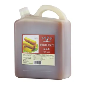 Chili Sauce Price Factory Price Best Selling Jade Bridge 5 Lbs Sweet Chili Sauce Bulk Wholesale For Restaurant