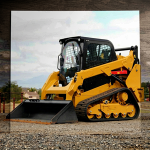 Minicargadora de orugas diésel 259D3 usada y económica con cucharón de alta fuerza de carga para construcción y trabajo agrícola - Product Image 1