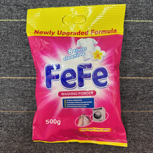 <span class=keywords><strong>Détergent</strong></span> en poudre en gros pas cher, emballage rose, fabricants de produits de nettoyage, mousse haute, poudre de savon blanche et bleue - Product Image 4