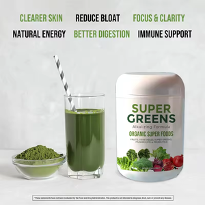 Super-aliments verts premium avec prébiotiques et probiotiques. Soutient la régularité, réduit les <span class=keywords><strong>ballonnements</strong></span> et stimule le métabolisme. - Product Image 3
