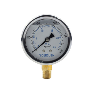 Medidor hidráulico de pressão yn60, personalização, medidor de pressão hidráulica YN-60-25-LA, 60mpa, conjunto de medidor de pressão hidráulica de 14*1.5mm - Product Image 1