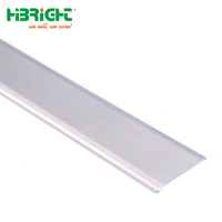 Affichage transparent personnalisé en plastique PVC acrylique Étagère Talker Prix Canal Étiquette Bande de données Porte-étiquette de billet pour étagères en métal