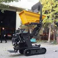 Mini-dumper chenillé multifonctionnel avec livraison gratuite, mini-dumper 500 kg 800 kg, mini-transporteur, camion benne pour la construction