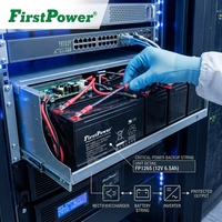 12V 6,5Ah Batterie für unterbrechungsfreie Stromversorgung, geeignet für Notbeleuchtung, elektronische Instrumente, Feuermelder.