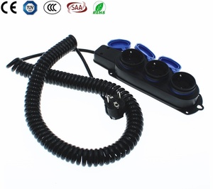 Tùy chỉnh đa lõi mùa xuân cáp DC dây điện dc5525 góc bên phải nam D-Tap Adapter cuộn cáp ip11 đánh giá 20AWG 1-3a cho - Product Image 3