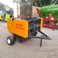 2025 Mini presse à foin ronde de haute qualité nouvelle idée de produit avec des composants de base à faible investissement, y compris un moteur à moteur à vendre