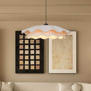 Lampe suspendue de style français, ronde, E27, lumière chaude, pour salon et salle à manger - Product Image 3