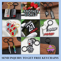 Porte-clés personnalisé avec logo d'entreprise, porte-clés en émail avec lettres, porte-clés en alliage de zinc, cadeau souvenir, vente en gros