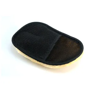 Real Lamb Wool Cleaning Mittens for Car Wash Microfiber Detailing Cleaning Mitt High Absorbent