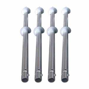 Poteau de sol photovoltaïque en spirale galvanisé à chaud, pré-encastré, avec support <span class=keywords><strong>solaire</strong></span> pour panneaux solaires, poteau supérieur et inférieur personnalisable - Product Image 6