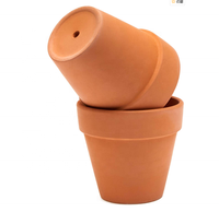 Mini pot en terre cuite en céramique pour plantes succulentes, pour une utilisation en intérieur et en extérieur, pour la décoration de jardin et l'utilisation au sol