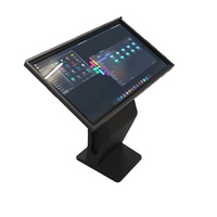 Écran tactile IR Bigbull 49 pouces, écran tactile LCD numérique, podium K, terminal interactif en libre-service