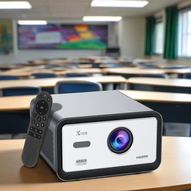XNANO HA110 Projectors 1000 ANSI 1080P LCD LED Auto Focus Android 11 Home Theater Video WIFI6 Proyector 4K Dust-Proof Projector