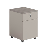 Poste de travail de bureau individuel moderne en bois avec cloison de séparation et bureau informatique, ensemble de mobilier personnalisable