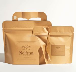Sacs d'emballage personnalisés à fond plat avec fermeture à huit côtés, anti-humidité, en PET, avec valve et fermeture éclair, pour grains de café et aliments pour animaux de compagnie, disponibles en 125G, 250G, 500G, 1Kg - Product Image 5
