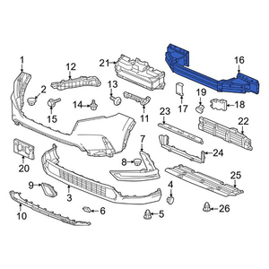 2023ถึงตอนนี้ CRV USA USA 711303A0A00 71130-3A0-A00แรงกระแทกที่กันชนหน้ารถยนต์ - Product Image 3