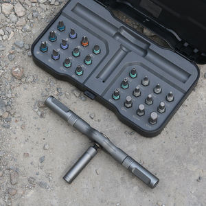 DUKA Official RS1 24-In-1 Multipurpose Ratchet <b>Set</b> <b>Screwdriver</b> Wrench <b>Bits</b> YL-SD24pcs Steel Handle <b>Screwdriver</b> <b>Set</b> YL-SD24pcs YL - Product Image 5