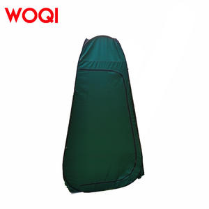 Tente de douche portable Woqi pour le camping, 120x120x190 cm, vert foncé, simple couche, imperméable, installation instantanée, abri d'extérieur pour l'intimité - Product Image 2