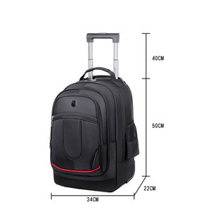 Zaino Trolley di Alta Qualità con Ruote, Borsa da Viaggio Impermeabile in Oxford, Zaino Scolastico all'Ingrosso - Product Image 6