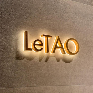 LC chữ tùy chỉnh Backlit Acrylic 3D thiết kế LED chiếu sáng kinh doanh kênh chữ dẫn đăng ký - Product Image 2