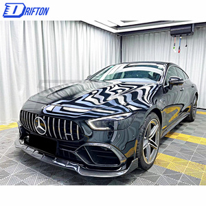 Embellecedor de rejillas de ventilación de parachoques delantero de fibra de carbono seco para Mercedes Benz AMG GT53 - Product Image 3