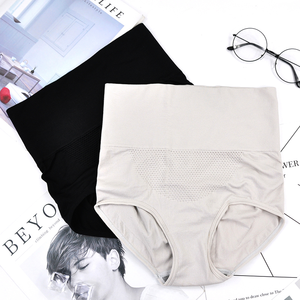 Femmes taille haute nid d'abeille chaud palais minceur slips quotidien tricoté sans couture couleur unie serré <span class=keywords><strong>caleçon</strong></span> usine directe - Product Image 4