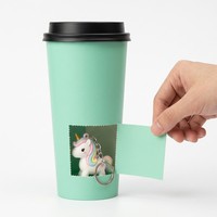 Gobelets en papier personnalisés populaires avec impression sur mesure, gobelets mystère jetables pour boissons avec fenêtre à ouverture facile pour jouets, idéaux pour les cadeaux de boutique