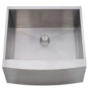 <span class=keywords><strong>Lavello</strong></span> da <span class=keywords><strong>Cucina</strong></span> di Alta Qualità in Acciaio Inox Satinato con Frontale a Grembiule per Uso Professionale - Product Image 1