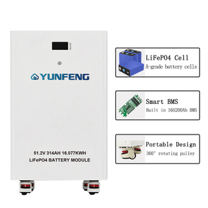 Batería LiFePO4 de 51.2V 314Ah 15Kwh 16Kwh en Stock en <span class=keywords><strong>la</strong></span> UE, Baterías de Litio de 280Ah 300Ah para Almacenamiento de Energía Doméstica, Paquete de Baterías para Almacenamiento Solar - Product Image 5
