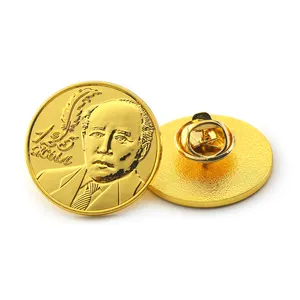 Hoge Kwaliteit Diy Aanpassen Gold Plating Metalen 3d Souvenir Pin