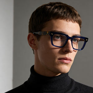 Gafas Ópticas de Acetato Anti-Luz Azul, Unisex, de Lujo, Montura de Gafas con Bloqueo de Luz Azul, Venta al Por Mayor OEM de Alta Gama - Product Image 4