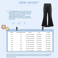 100-160 Dancewear Costume de danse élégant paillettes évasées enfants garçons filles scène danse porter Performance pantalon