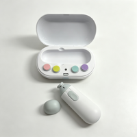 Ensemble de manucure et de toilettage pour nouveau-nés, lime à ongles électrique portable pour bébé avec plusieurs têtes de polissage, vente en gros
