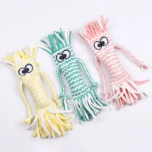 Pet Chew Toy <strong>Dogs</strong> Scarecrow Braided Knot Doll <strong>Squeaker</strong> <strong>Sound</strong> Toy Molar <strong>Dog</strong> Pet Training Pet Interactive <strong>Dog</strong> Outdoor Toys - Product Image 1