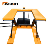 Table élévatrice à ciseaux hydraulique de type U, plateforme ultra-basse, taille personnalisable, machine de manutention de matériaux