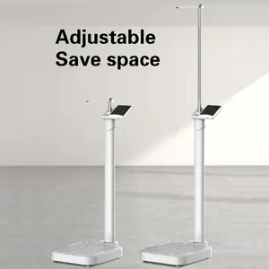 New Ultrasonic Body Height <strong>Weight</strong> Fat Scale <strong>Machine</strong>,adult Body Composition Weighing Scale <strong>With</strong> Height <strong>Measuring</strong> - Product Image 4