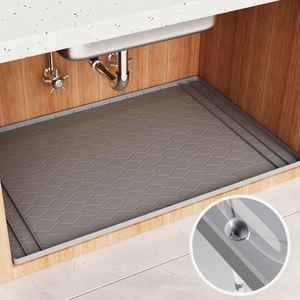 New Design Non-Slip Silicone Under Sink <b>Mat</b>, Waterproof Silicone Drip Tray, Cabinet Liner Protector - Product Image 1