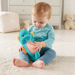 Peluche musicale Otter endormi <span class=keywords><strong>pour</strong></span> bébé - Cadeau d'anniversaire, jouet de confort <span class=keywords><strong>pour</strong></span> le sommeil, avec <span class=keywords><strong>berceuse</strong></span> - Product Image 1