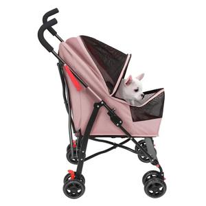 आधुनिक शैली त्वरित स्थापना पालतू गियर परिवहन ट्रॉली समायोज्य फोल्डेबल फोल्डेबल पालतू जानवरों के लिए छोटे कुत्तों के लिए - Product Image 5