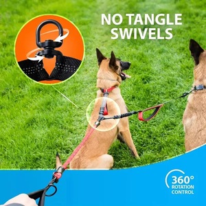 <span class=keywords><strong>Harnais</strong></span> Réfléchissant Professionnel Réglable et Durable <span class=keywords><strong>pour</strong></span> Entraînement, Marche, <span class=keywords><strong>Jogging</strong></span>, Course à Pied, Laisse Double <span class=keywords><strong>pour</strong></span> <span class=keywords><strong>Chien</strong></span> Mains Libres - Product Image 4