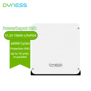 Dyness PowerDepot H5B 5,12 kWh para aplicaciones residenciales LiFePO4 <span class=keywords><strong>Autoconsumo</strong></span> y respaldo 100Ah Sistema de almacenamiento de energía solar - Product Image 1