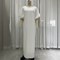 Robe longue décontractée à col rond et taille ample pour femme – Robe d'été