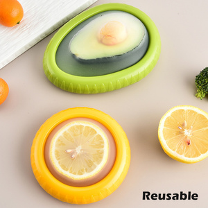 Trong suốt phim trái cây rau tươi giữ Crisper đặt bơ Bìa hành tây chanh tủ lạnh tủ đông lưu trữ container hộp - Product Image 5