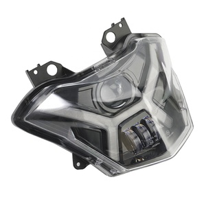 Yongjin ไฟหน้า LED สีดำมอเตอร์ไซค์ที่สว่างมากพร้อมลำแสงสูง/ต่ำสำหรับ Kawasaki Z650/<span class=keywords><strong>versys</strong></span> <span class=keywords><strong>X</strong></span> <span class=keywords><strong>300</strong></span> - Product Image 2