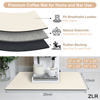 Tapis de table en verre souple, imperméable, anti-huile, protecteur de bureau transparent, en silicone, pour machine à café et tapis à café, pour une utilisation à la maison